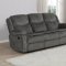 Jennings Motion Sofa 610254 in Charcoal by Coaster w/Options