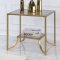 Magalie 3Pc Coffee & End Tables Set 81115 in Antique Gold - Acme