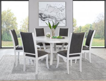 Judd Dining Set 5Pc 109330 in Pearl White by Coaster [CRDS-109330 Judd]