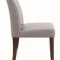 Louise 150393 Set 4 of Dining Chairs in Smoke Grey by Coaster