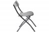 White Bicast Set of 4 Modern Plegable Dining Chairs