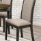 Clarksville 7Pc Dining Set 107821 in Burned Amber by Coaster