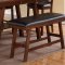 F2273 Dining Set Counter Height 6Pc in Dark Walnut by Poundex