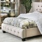 Carina Captain Twin Daybed CM7197 in Beige Linen-Like Fabric