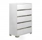 Spark Chest in High Gloss White Lacquer by Casabianca