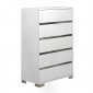 Spark Chest in High Gloss White Lacquer by Casabianca