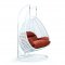 Wicker Hanging Double Egg Swing Chair ESCW-57DOR by LeisureMod