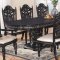 Bethany Dining Table in Black w/Optional Items