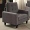 Nate Sofa 50240 in Gray Fabric by Acme w/Options