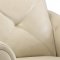 Avison Sofa 505301 in Cream Leatherette by Coaster w/Options