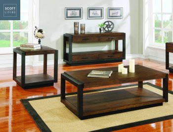 705658 Coffee Table 3Pc Set in Bourbon - Scott Living by Coaster [CRCT-705658]