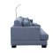 Qiana Sectional Sofa 55235 in Dusty Blue Fabric by Acme