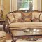 Rita Cherry Traditional Sofa in Fabric w/Optional Items