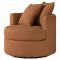 Debbie Swivel Accent Chair Set of 2 902275 Burnt Orange -Coaster