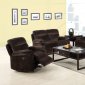 CM6821 Worcester Reclining Sofa in Dark Brown Fabric w/Options