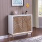 Gretchen Accent Cabinet 950408 in White & Brown by Coaster