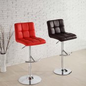 Ride 1157 Set of 4 Swivel Stool in Brown or Red by Homelegance