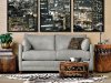 Softee Sofa Bed in Gray Fabric w/ Full Sleeper