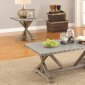 703748 Coffee Table 3Pc Set in Driftwood by Coaster w/Options