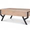 Kalina Coffee Table 3Pc Set 80585 in Natural & Black by Acme