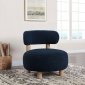 Zonie Accent Chair Set of 2 903168 in Blue Boucle by Coaster