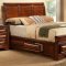 B2700 Bedroom in Oak w/6 Drawer Bed & Optional Casegoods