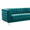 Rimini Sofa TOV-L4114 in Green Velvet Fabric by TOV Furniture