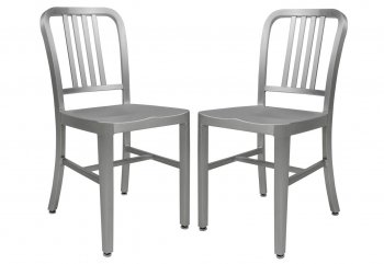 Alton Set of 4 Dining Chairs NA15 in Metal by LeisureMod [LMDC-NA15-Alton Metal]