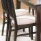 Rich Merlot Finish Contemporary 5Pc Dinette Set