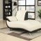 50765 Olivette Sofa in Cream & Black Bonded Leather by Acme