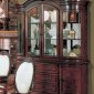 Dark Cherry Antique Finish Formal Buffet w/Carved Details