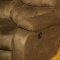 Brown Fabric Frisco Modern Sectional Sofa w/Optional Recliner