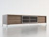 LD03-WAL Lexington Media Cabinet by Modloft in Walnut