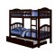 Heartland Bunk Bed 02554 in Espresso by Acme w/Options