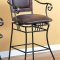 100159 29" Swivel Bar Stool Set of 2 in Brown by Coaster