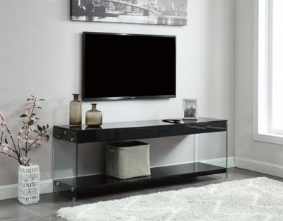 Sabugal Modern TV Console CM5206BK in Black w/Options