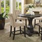 Nerissa 5Pc Counter Ht. Dining Table CM3840RPT in Antique Black