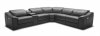 Nova Power Motion Sectional Sofa 6Pc in Dark Grey by J&M