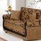 Roxanna Sofa Bed in Brown Chenille by Rain w/Optional Items