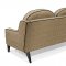 Cumin Chenille Fabric Modern Draper Sofa & Loveseat w/Options