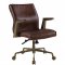 Attica Office Chair 92483 in Espresso Top Grain Leather by Acme