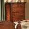 Aris Twin/Twin Bunk Bed B1422 in Cherry by Homelegance w/Options