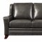 Easton Sofa & Loveseat Set Leather Italia - Graystone w/Options