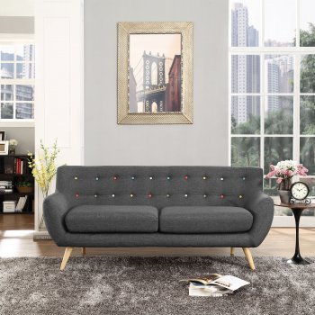 Remark EEI-1633-GRY Sofa in Gray Fabric by Modway w/Options [MWS-EEI-1633-GRY-Remark]