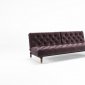 Oldschool Sofa Bed in Mauve w/Retro Legs by Innovation w/Options