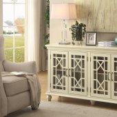 950638 Accent Cabinet in Antique Style White by Coaster