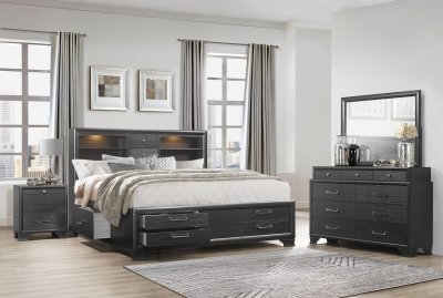 Jordyn Bedroom in Gray by Global w/Options