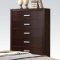 21420 3Pc Ajay Bedroom Set in Espresso by Acme w/Options