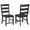 Newport Dining Set 5Pc 108141 in Black by Coaster w/Options