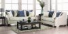 Nefyn Sofa SM2669 in Ivory Fabric w/Options